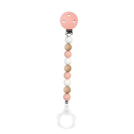 Attache tétine silicone Rose 1 - vertbaudet enfant 