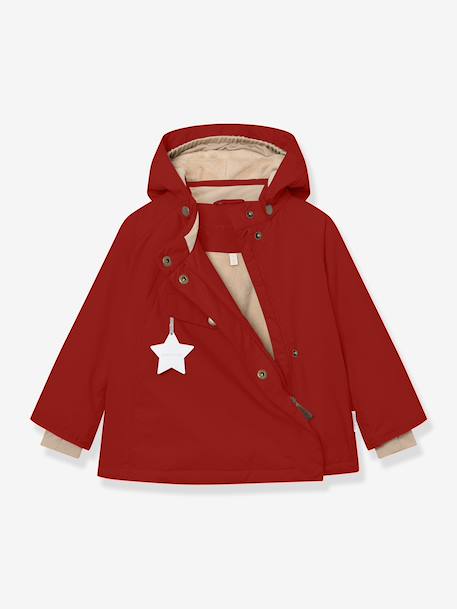 Veste d'hiver avec doublure polaire MATWANG enfants MINI A TURE bleu foncé+bordeaux+gris+gris ardoise+marine+marron+rouge+vert sauge+vieux rose 38 - vertbaudet enfant 