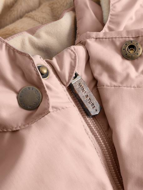 Veste d'hiver avec doublure polaire MATWALLY enfants MINI A TURE bleu foncé+bleu grisé+caramel+marine+prune+vert sauge+vieux rose+violet 32 - vertbaudet enfant 