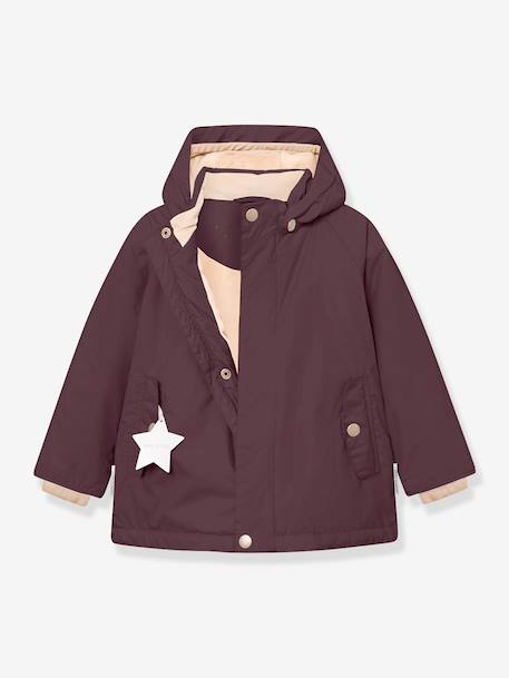 Veste d'hiver avec doublure polaire MATWALLY enfants MINI A TURE bleu foncé+bleu grisé+caramel+marine+prune+vert sauge+vieux rose+violet 36 - vertbaudet enfant 