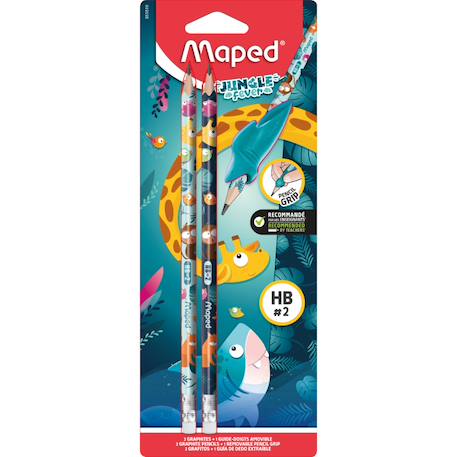 Crayons à papier hb avec guide-doigt Vert 1 - vertbaudet enfant 