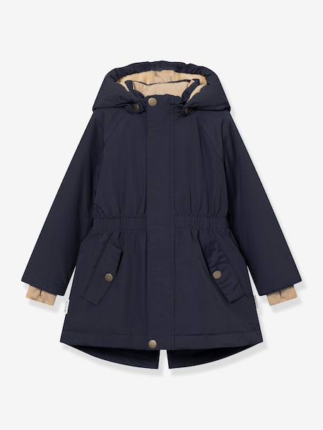 Veste d'hiver avec doublure polaire MATVIKANIA fille MINI A TURE bleu foncé+marine+prune+violet 6 - vertbaudet enfant 