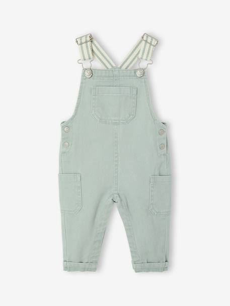 Salopette bébé garçon vert sauge 1 - vertbaudet enfant 