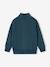 Sweat col camionneur garçon bleu canard+jaune 2 - vertbaudet enfant 