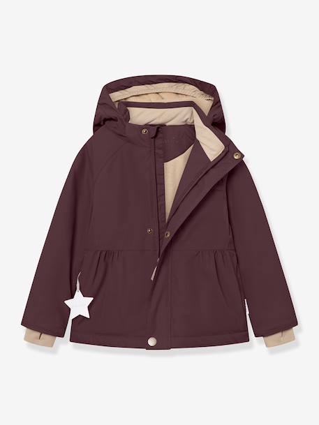 Veste d'hiver avec doublure polaire MATBRIDDINE fille MINI A TURE bleu foncé+rose poudré+vieux rose+violet 11 - vertbaudet enfant 