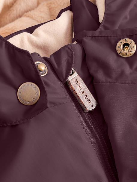 Veste d'hiver avec doublure polaire MATWALLY enfants MINI A TURE bleu foncé+bleu grisé+caramel+marine+prune+vert sauge+vieux rose+violet 38 - vertbaudet enfant 