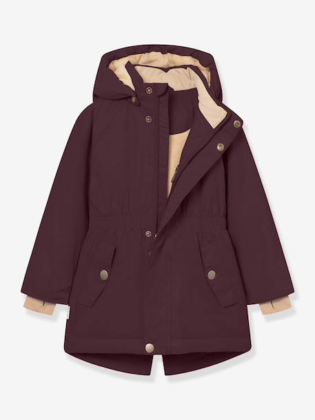 Veste d'hiver avec doublure polaire MATVIKANIA fille MINI A TURE bleu foncé+marine+prune+violet 13 - vertbaudet enfant 