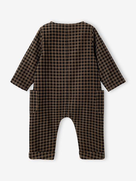 Combinaison longue bébé garçon anthracite 2 - vertbaudet enfant 
