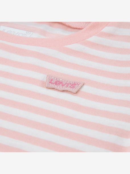 T-shirt manches longues rayé rose 2 - vertbaudet enfant 