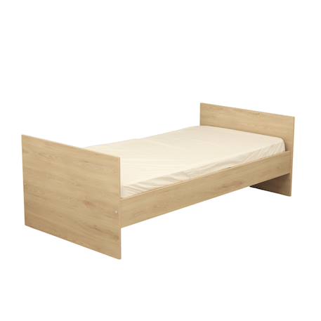 Lit 60x120 évolutif 90x190 décor bois hêtre - adele Marron 2 - vertbaudet enfant 