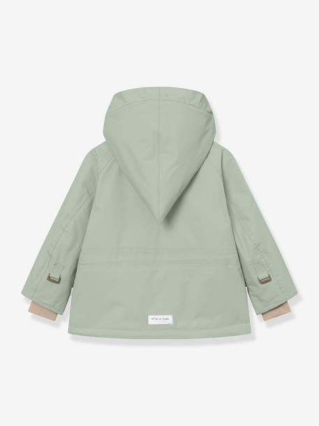 Veste d'hiver avec doublure polaire MATWANG enfants MINI A TURE bleu foncé+bordeaux+gris+gris ardoise+marine+marron+rouge+vert sauge+vieux rose 21 - vertbaudet enfant 