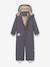 Veste de neige avec doublure polaire MATWANNI enfants MINI A TURE bleu foncé+gris+marine+prune 6 - vertbaudet enfant 