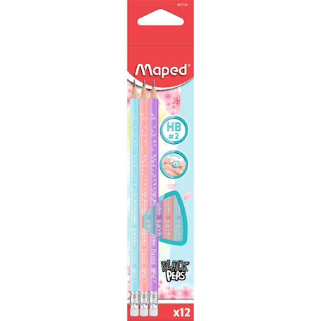 Crayons graphite hb 2 black peps pastel Pastel 1 - vertbaudet enfant 