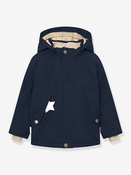 Veste d'hiver avec doublure polaire MATVALONSO Garçons MINI A TURE bleu foncé+marine+vert sauge 4 - vertbaudet enfant 