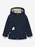 Veste d'hiver avec doublure polaire MATVALONSO Garçons MINI A TURE bleu foncé+marine+vert sauge 4 - vertbaudet enfant 
