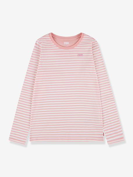 Fille-T-shirt, sous-pull-T-shirt manches longues rayé