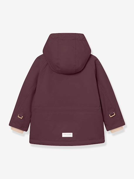 Veste d'hiver avec doublure polaire MATWALLY enfants MINI A TURE bleu foncé+bleu grisé+caramel+marine+prune+vert sauge+vieux rose+violet 37 - vertbaudet enfant 
