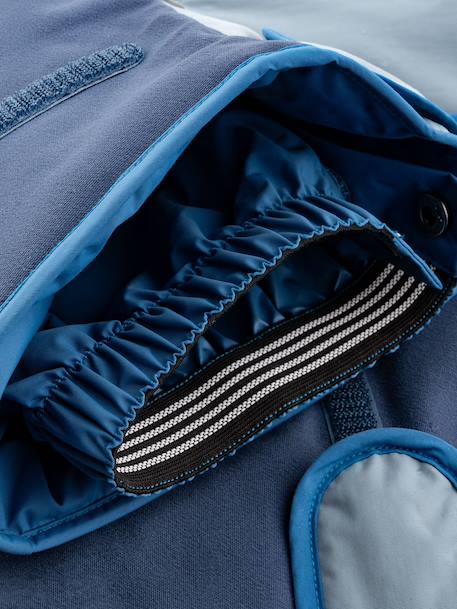 Parka d'hiver enfant TALVINEN HUSKY finkid, capuche amovible bleu 3 - vertbaudet enfant 