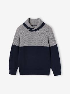 Pull col snood garçon  - vertbaudet enfant