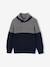 Pull col snood garçon marine+vert 1 - vertbaudet enfant 