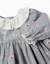 Robe en coton à motif vichy et imprimé floral Bleu foncé 4 - vertbaudet enfant 