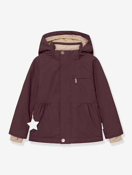 Veste d'hiver avec doublure polaire MATBRIDDINE fille MINI A TURE bleu foncé+rose poudré+vieux rose+violet 10 - vertbaudet enfant 