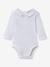 Body manches longues col brodé blanc 1 - vertbaudet enfant 