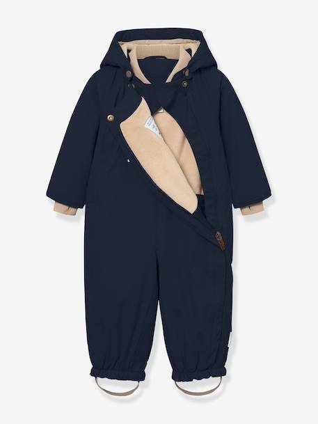Combinaison de neige doublée polaire MATWISTI enfant MINI A TURE bleu foncé+bleu grisé+gris ardoise+marine+prune+rose poudré+violet 15 - vertbaudet enfant 