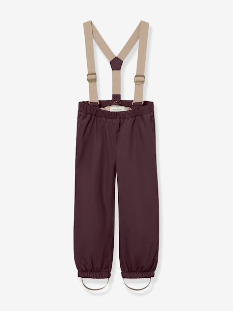 Pantalon de neige MATWILAS enfants MINI A TURE beige+bleu foncé+bleu grisé+caramel+marine+marron+prune+violet 22 - vertbaudet enfant 
