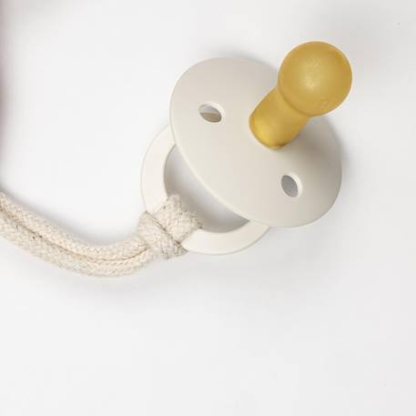Doudou attache sucette jack mini ami de la nuit Blanc, rose, jaune+Orange, rouge, blanc+Rose, blanc 9 - vertbaudet enfant 