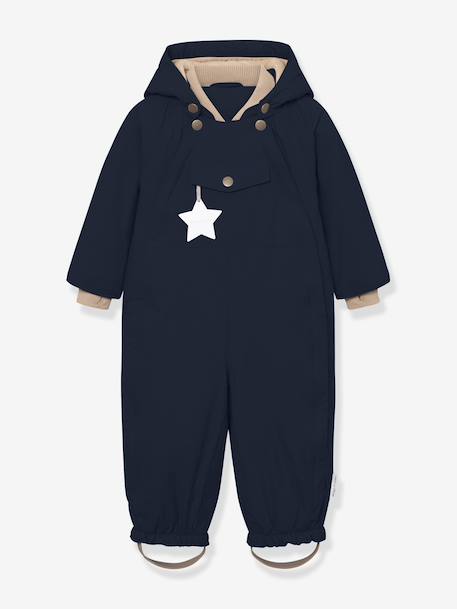 Combinaison de neige doublée polaire MATWISTI enfant MINI A TURE bleu foncé+bleu grisé+gris ardoise+marine+prune+rose poudré+violet 14 - vertbaudet enfant 