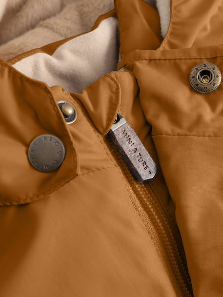 Veste d'hiver avec doublure polaire MATWALLY enfants MINI A TURE bleu foncé+bleu grisé+caramel+marine+prune+vert sauge+vieux rose+violet 12 - vertbaudet enfant 