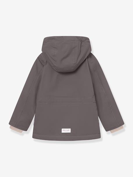 Veste d'hiver avec doublure polaire MATADYANKO Garçons MINI A TURE bleu grisé+caramel+gris+marron 9 - vertbaudet enfant 