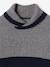 Pull col snood garçon marine+vert 3 - vertbaudet enfant 