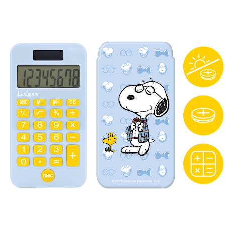 Calculatrice de poche snoopy Bleu 2 - vertbaudet enfant 