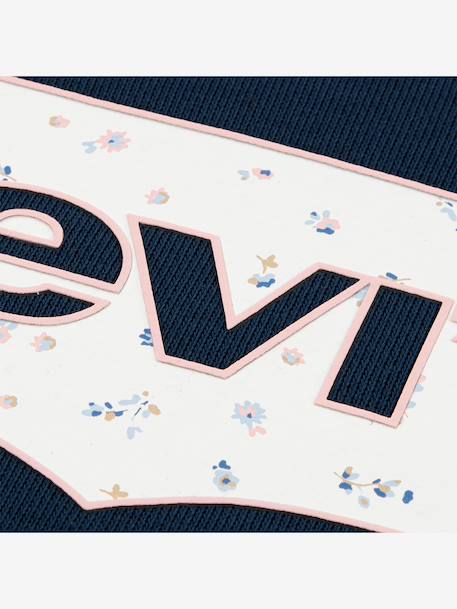 Sweat floral batwing marine 3 - vertbaudet enfant 