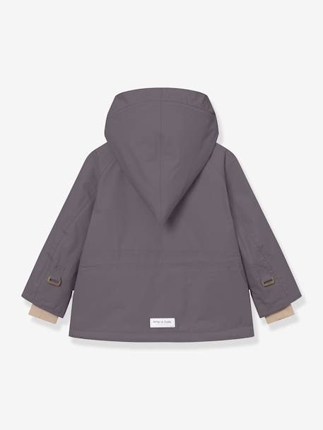 Veste d'hiver avec doublure polaire MATWANG enfants MINI A TURE bleu foncé+bordeaux+gris+gris ardoise+marine+marron+rouge+vert sauge+vieux rose 14 - vertbaudet enfant 