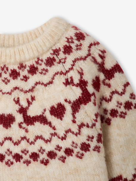 Pull bébé fille manches longues vanille 6 - vertbaudet enfant 