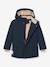 Veste d'hiver avec doublure polaire MATKASTORIO Garçons MINI A TURE bleu foncé+kaki+marine 10 - vertbaudet enfant 