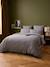 Housse de couette percale de coton 'vichy' Vichy curry+Vichy marine 8 - vertbaudet enfant 