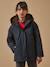 Parka doublée léopard fille Marine 4 - vertbaudet enfant 
