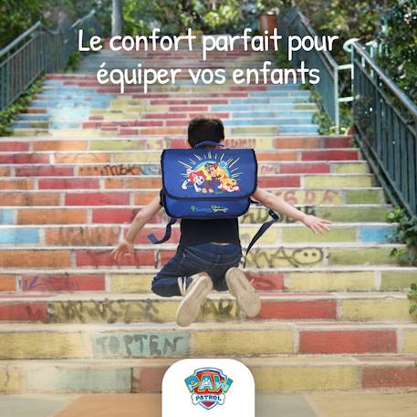Cartable de maternelle 1 compartiment Pat' Patrouille - 32 cm Bleu 5 - vertbaudet enfant 