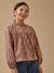 Blouse en tissu liberty fille Liberty annie and may rouge 1 - vertbaudet enfant 