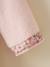Peignoir enfant en éponge et tissu liberty Blanc doux+Rose pale 6 - vertbaudet enfant 