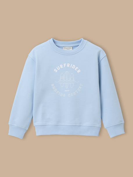 Sweat surf garçon - coton biologique Ciel 1 - vertbaudet enfant 