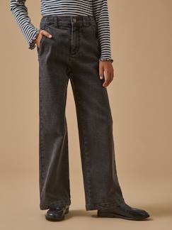 -Pantalon large en denim fille