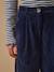 Pantalon flare en velours Beige+Marine 7 - vertbaudet enfant 
