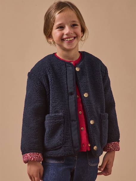 Veste en sherpa Marine 5 - vertbaudet enfant 