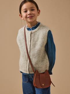 Sac écureuil en cuir fille  - vertbaudet enfant