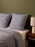 Taie d'oreiller percale de coton 'vichy' Vichy curry+Vichy marine 3 - vertbaudet enfant 